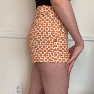 Banana Republic Orange and White Shorts